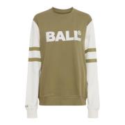 Ball Grön Oliv Sweatshirt Långärmad Green, Dam