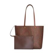 Etro Tote Bags Brown, Dam