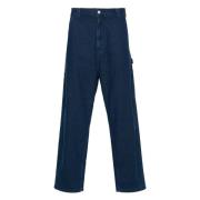 Carhartt Wip Trousers Blue, Herr