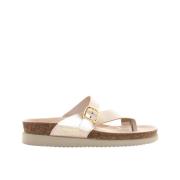 Mephisto Kvinnors Helen Platinum Sandaler Beige, Dam