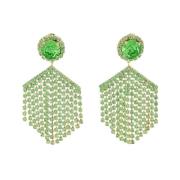 Shourouk Earrings Green, Dam