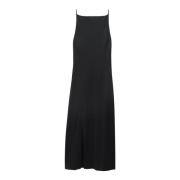 Filippa K High Neck Slip Dres Black, Dam