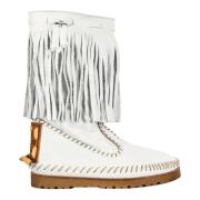 Dsquared2 Stiliga Ankelboots White, Dam