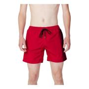 Trussardi Beachwear Red, Herr