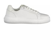Calvin Klein Vit Polyester Sneaker för Kvinnor White, Dam