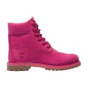 Timberland Lace-up Boots Pink, Dam