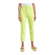 Patrizia Pepe Cropped Jeans Green, Dam