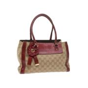 Gucci Vintage Pre-owned Canvas handvskor Multicolor, Dam