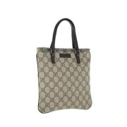 Gucci Vintage Pre-owned Canvas handvskor Beige, Dam