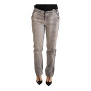 Ermanno Scervino Slim-fit Trousers Gray, Dam