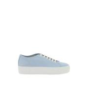 Common Projects Guldtryck Läder Sneakers Blue, Dam