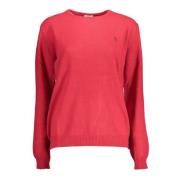 U.s. Polo Assn. Round-neck Knitwear Red, Dam