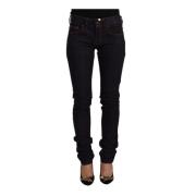 Gianfranco Ferré Slim-fit Jeans Black, Dam