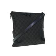 Gucci Vintage Pre-owned Canvas gucci-vskor Black, Dam