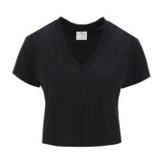 Courrèges T-Shirts Black, Dam