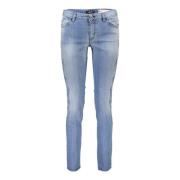 Just Cavalli Light Blue Cotton Jeans & Pant Blue, Dam