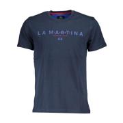 La Martina T-Shirts Blue, Herr