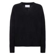 Emerson Renaldi Round-neck Knitwear Black, Dam