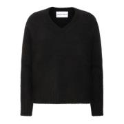 Emerson Renaldi V-neck Knitwear Black, Dam