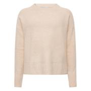 Emerson Renaldi Round-neck Knitwear Beige, Dam