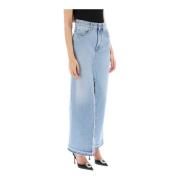 Alessandra Rich Loose-fit Jeans Blue, Dam