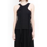 Yohji Yamamoto Sleeveless Tops Black, Dam