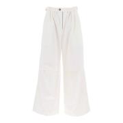 Dion Lee Wide Trousers White, Dam