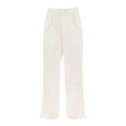 Dion Lee Straight Trousers White, Dam
