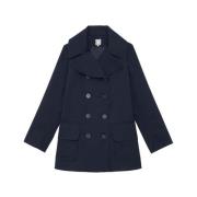 Ines De La Fressange Paris Seraphine Coat - Seraphine Kappa Blue, Dam