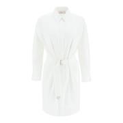 Agnona Shirt Dresses White, Dam