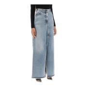 Darkpark Denim Skirts Blue, Dam