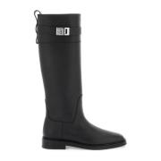 Salvatore Ferragamo Rain Boots Black, Dam