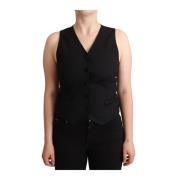 Dolce & Gabbana Vests Black, Dam