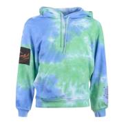 Alexander McQueen Ocean Blue Blarney Hoodie Blue, Herr