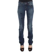 John Galliano Slim-fit Jeans Blue, Dam