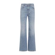 Chloé Foggy Blue Bomulls Jeans Blue, Dam