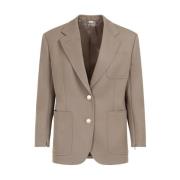 Gucci Blazers Beige, Dam