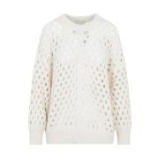 Isabel Marant Round-neck Knitwear Beige, Dam