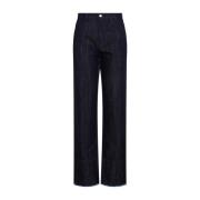 Victoria Beckham Straight Jeans Blue, Dam