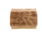 Dolce & Gabbana Lyxig Beige Mink Päls Sjal Beige, Dam