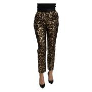 Dolce & Gabbana Slim-fit Trousers Multicolor, Dam