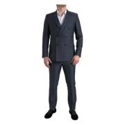 Dolce & Gabbana Single Breasted Suits Blue, Herr