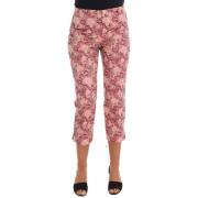 Dolce & Gabbana Cropped Trousers Multicolor, Dam