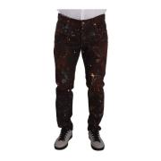 Dolce & Gabbana Slim-fit Jeans Multicolor, Herr