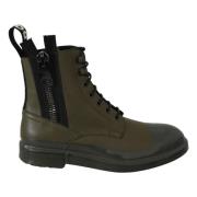 Dolce & Gabbana Lace-up Boots Green, Dam