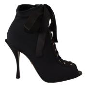 Dolce & Gabbana Heeled Boots Black, Dam