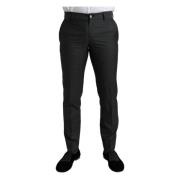 Dolce & Gabbana Suit Trousers Gray, Herr