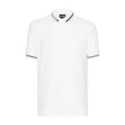 Emporio Armani Polo Shirts White, Herr