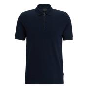 Hugo Boss Polo Shirts Blue, Herr