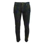 Dolce & Gabbana Slim-fit Jeans Green, Herr
